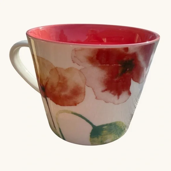 Heartfelt Life Is Beautiful Floral Ceramic 10 Oz Coffee Tea Hot Chocolate Mug - Picture 5 of 6